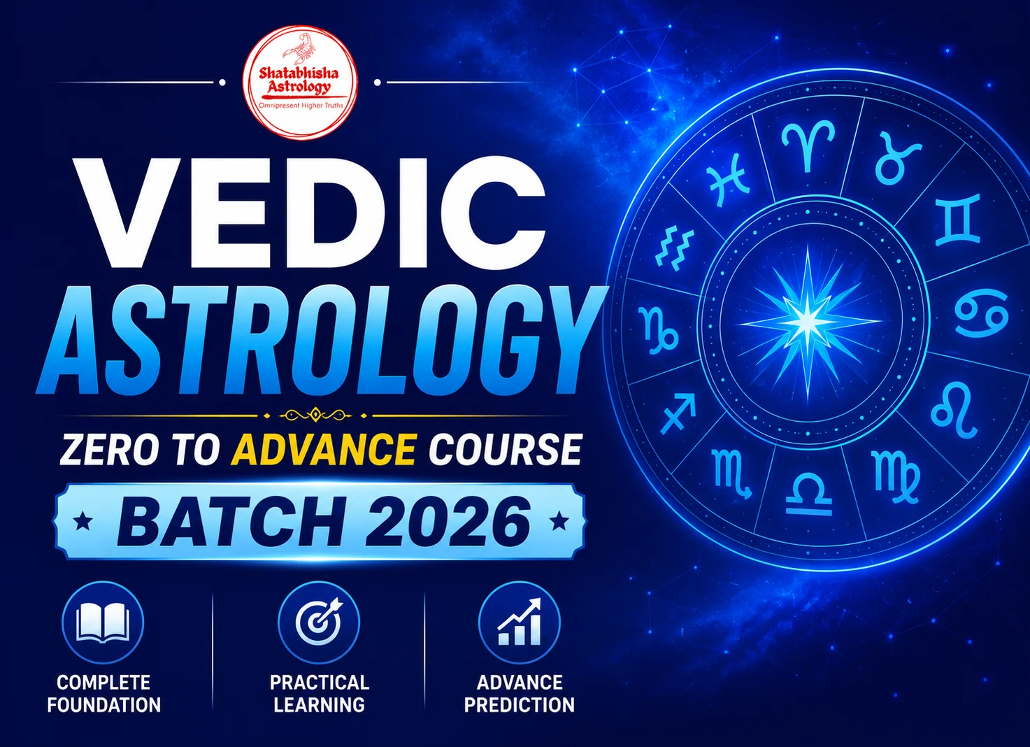 Vedic Astrology - Zero to Advance Course Batch 2026