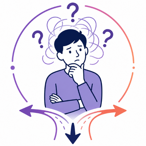 Individuals Facing Confusion Icon