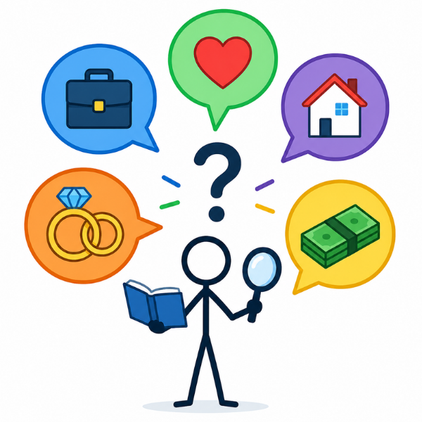 Suitable for Specific Questions Icon