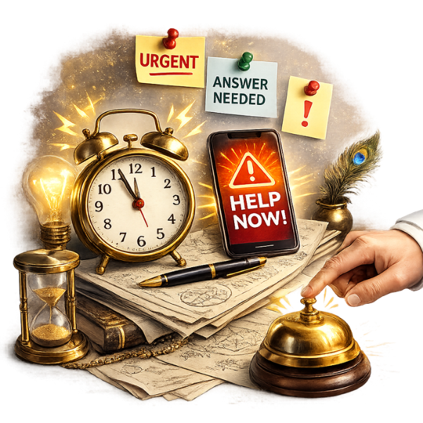 People Seeking Immediate Guidance Icon