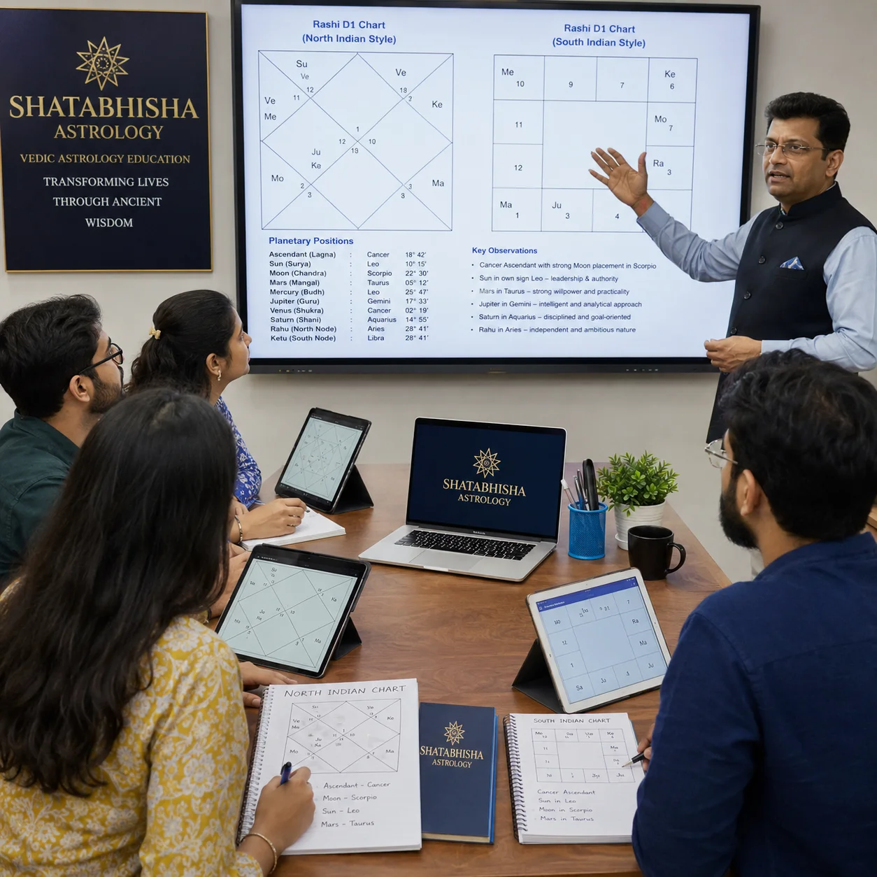 The Learning Experience at Shatabhisha Astrology