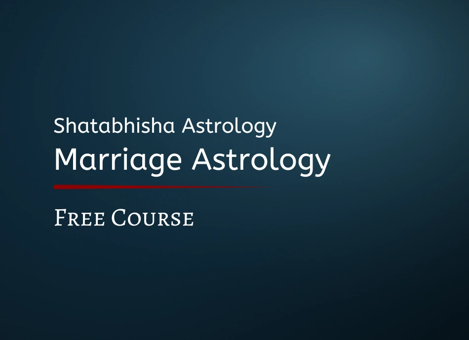 Free Astrology Course on Marriage