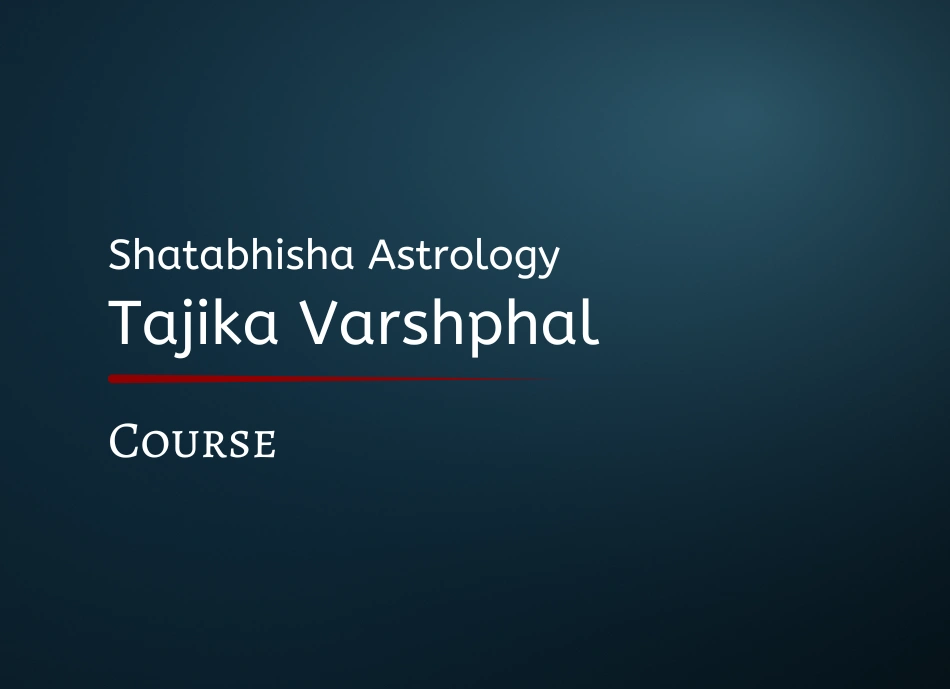 Tajika Varshphala Course