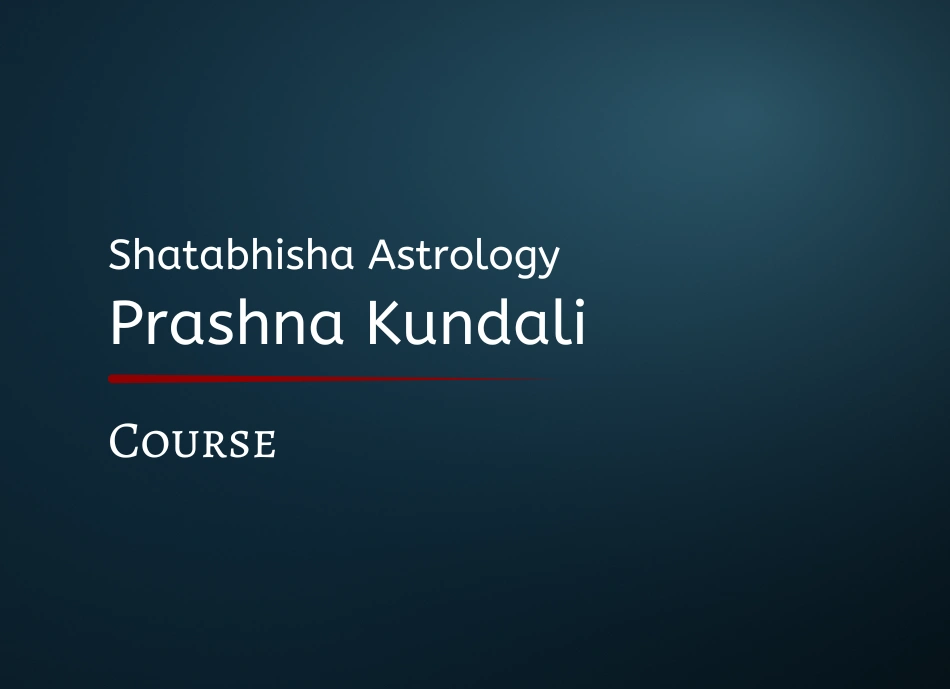 Prashna Kundali Course
